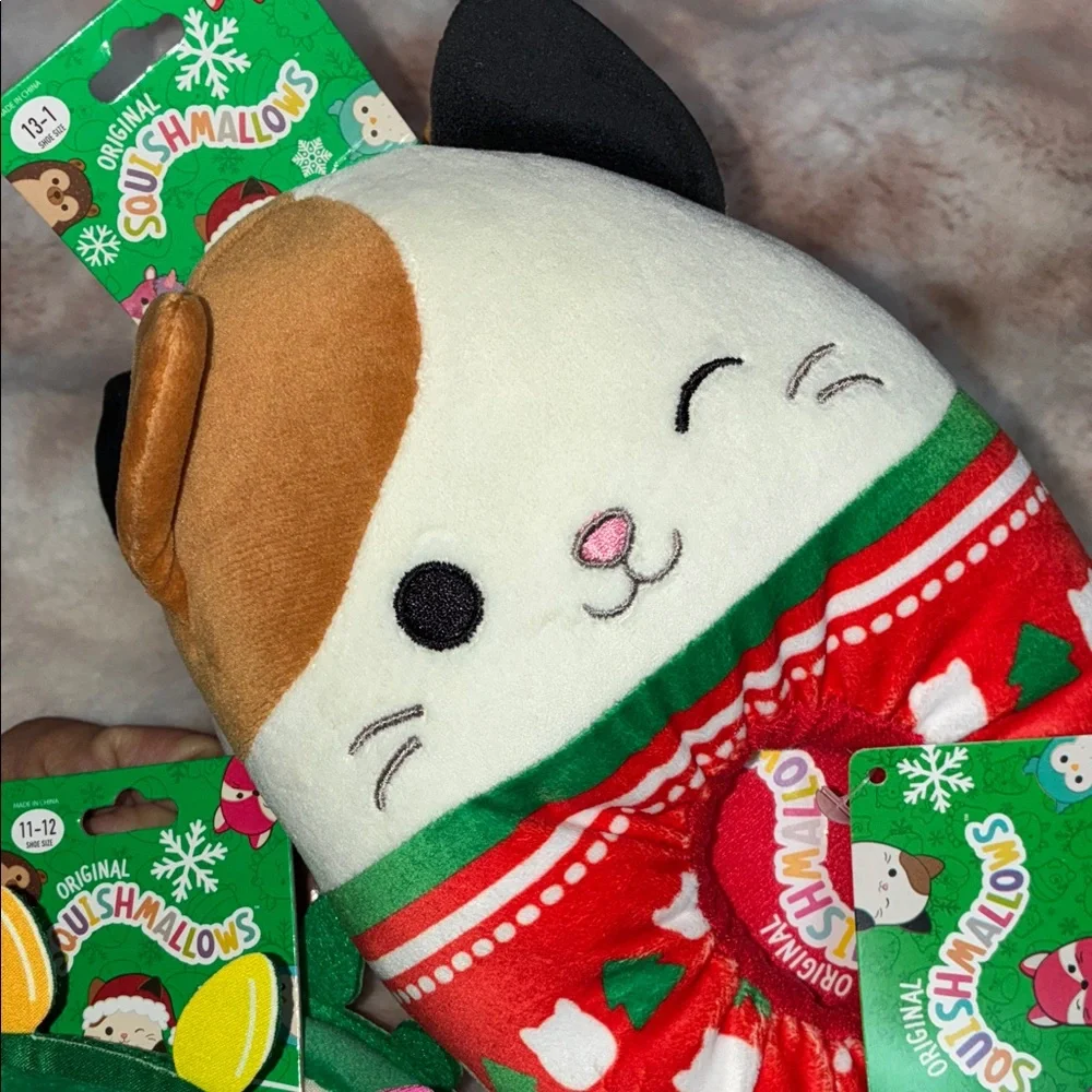 (1) Choice of Squishmallow kids slippers